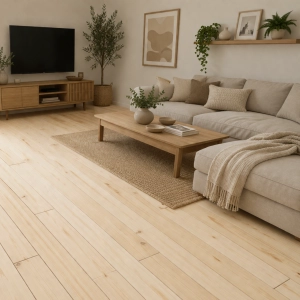 Deska Podłogowa Świerkowa 280x14x2,8 cm Do Pokoju Salonu Podłoga Gładka